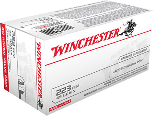 Winchester Ammo Usa, Win Usa2232    223        45 Jhp             40/10