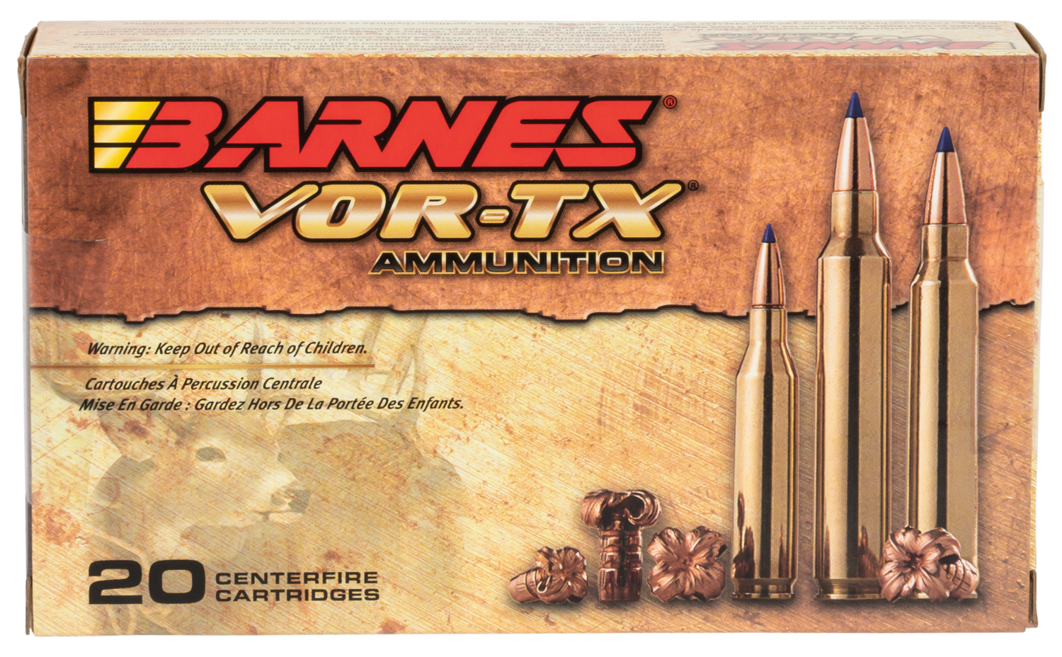 Barnes Bullets Vor-tx, Brns 21537 Bb300wm2    300win    165 Ttsx Bt 20/10