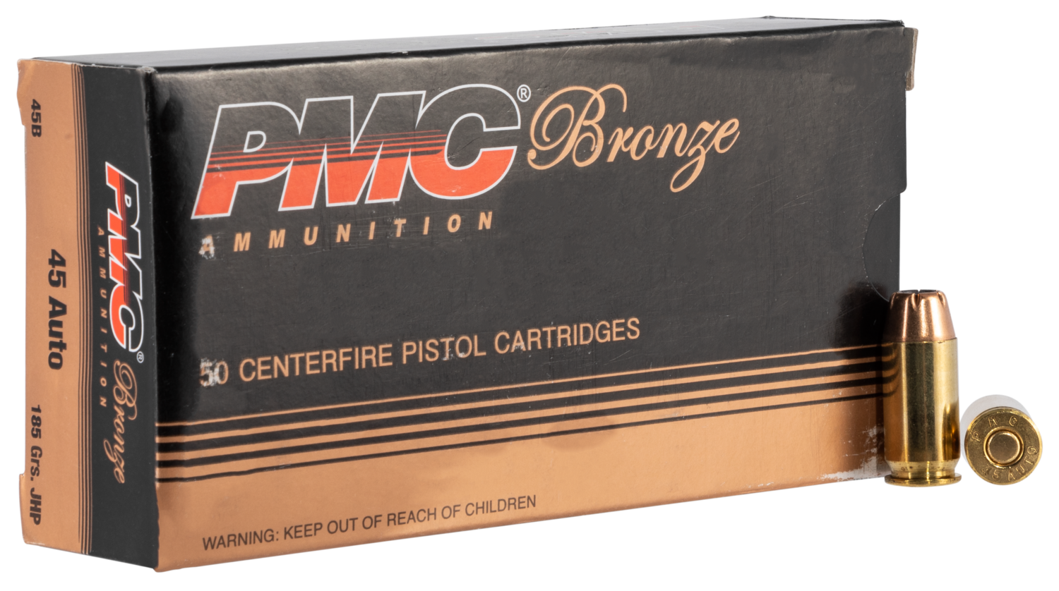 Pmc Bronze, Pmc 45b      45acp   185 Jhp                 50/20