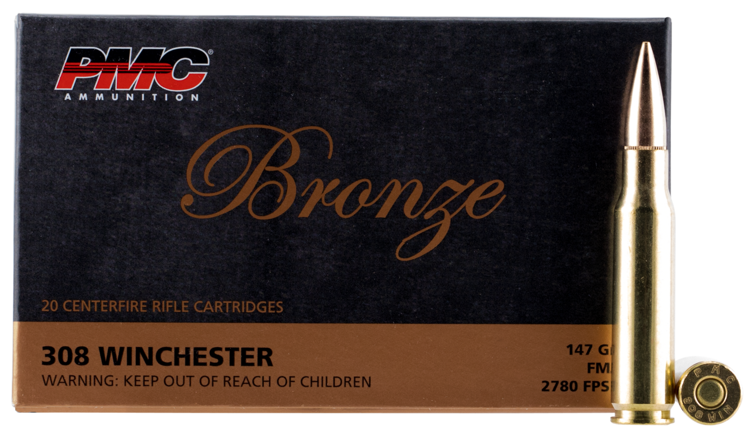 Pmc Bronze, Pmc 308b     308     147 Fmj Tgt             20/25
