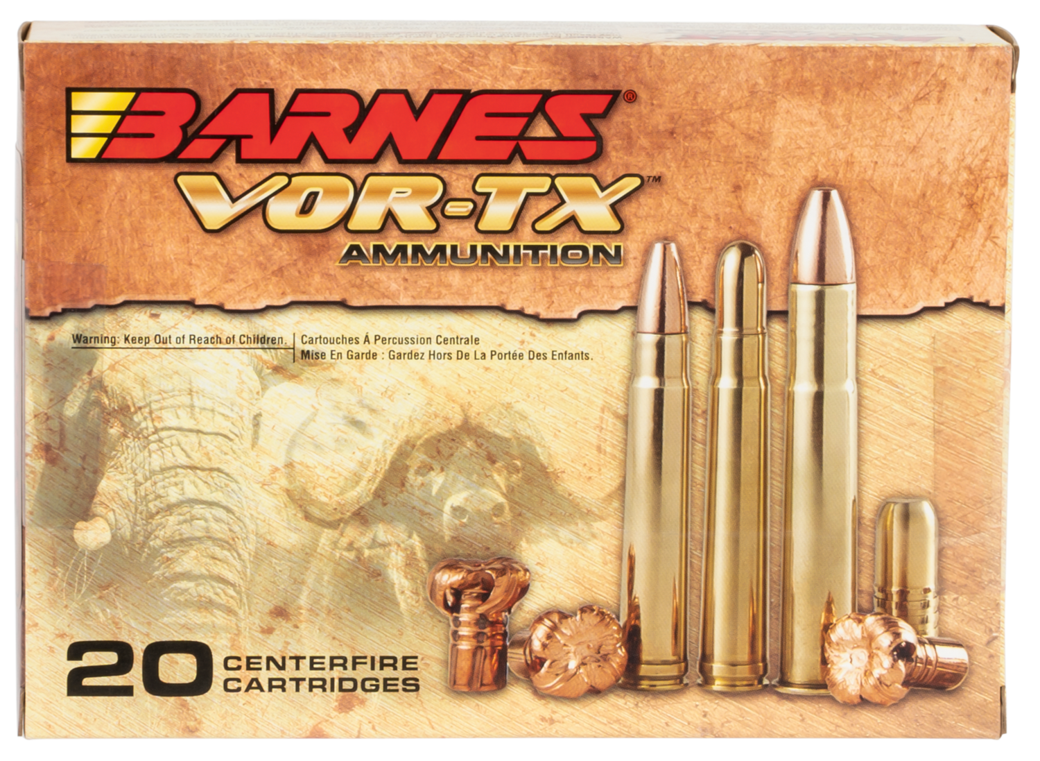 Barnes Bullets Vor-tx, Brns 22027 Bb458lott1  458lott   500 Tsx Fb  20/10