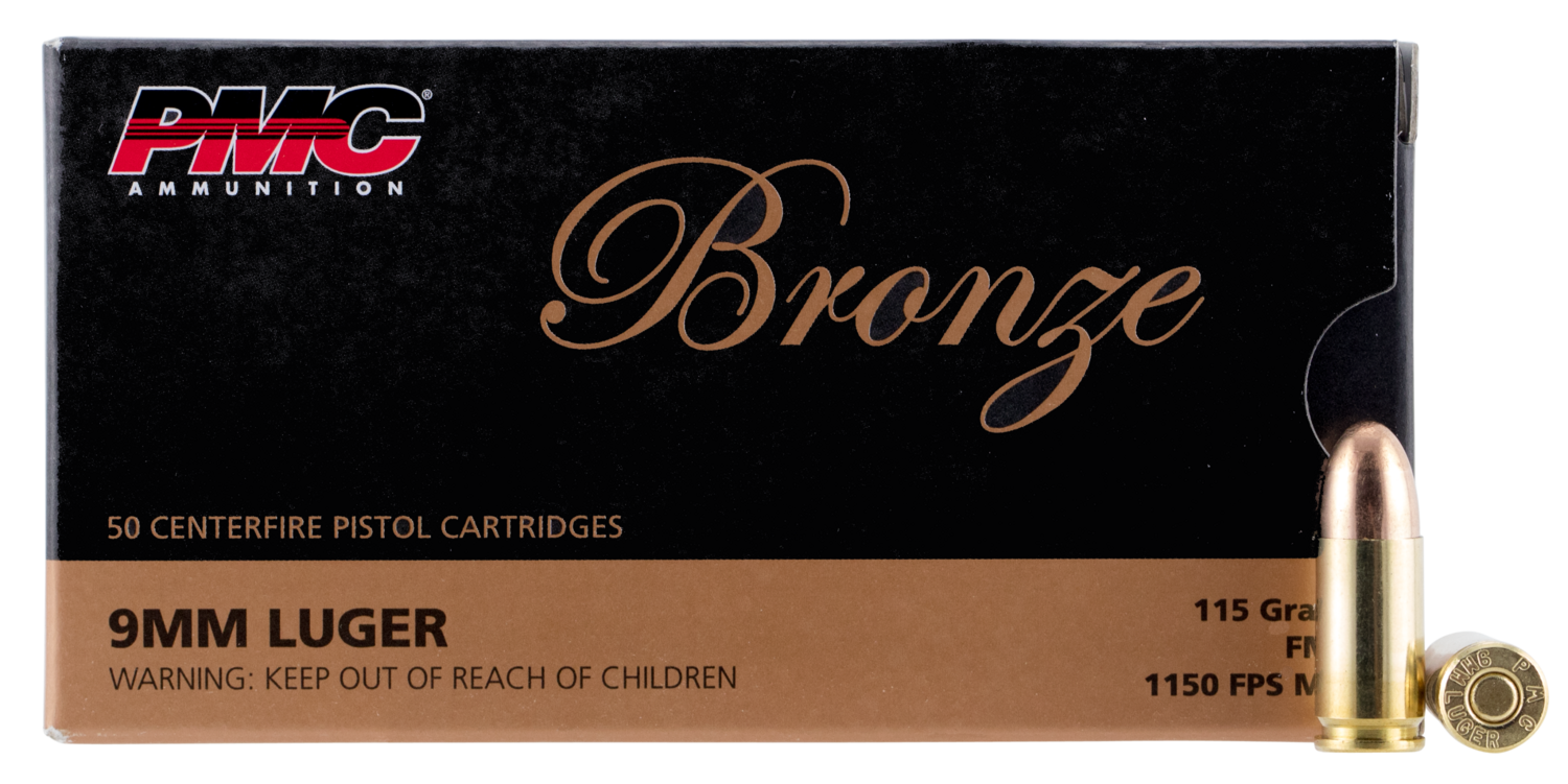 Pmc Bronze, Pmc 9a       9mm     115 Fmj Tgt             50/20