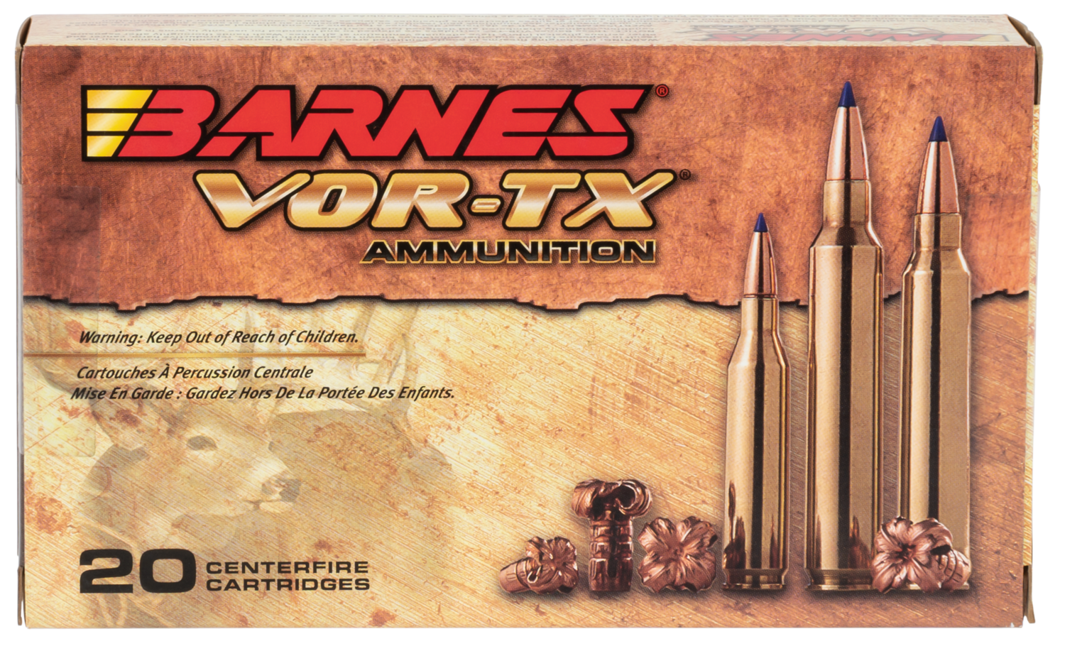 Barnes Bullets Vor-tx, Brns 21569 Bb300wm1    300win    150 Ttsx Bt 20/10