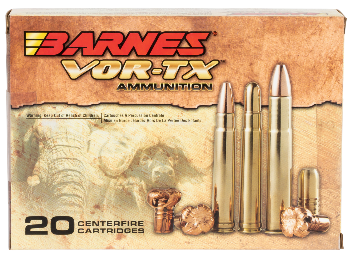 Barnes Bullets Vor-tx, Brns 22030 Bb470ne1    470nitro  500 Tsx Fb  20/10