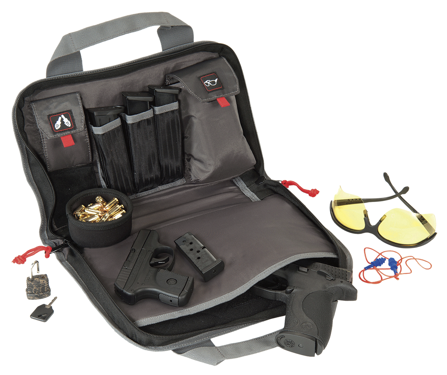 G*outdoors Double, Gps 1308pc      Dbl Pstl Case W/stoage         Blk