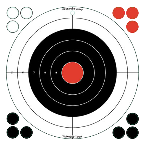 Birchwood Casey Stick-a-bull, Bir 33912          Stickabull 12"bullseye      5pk