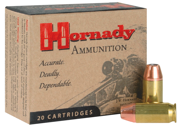 Hornady Custom, Horn 9112   Custom Hg  45a     200 Jhp Xtp   20/10