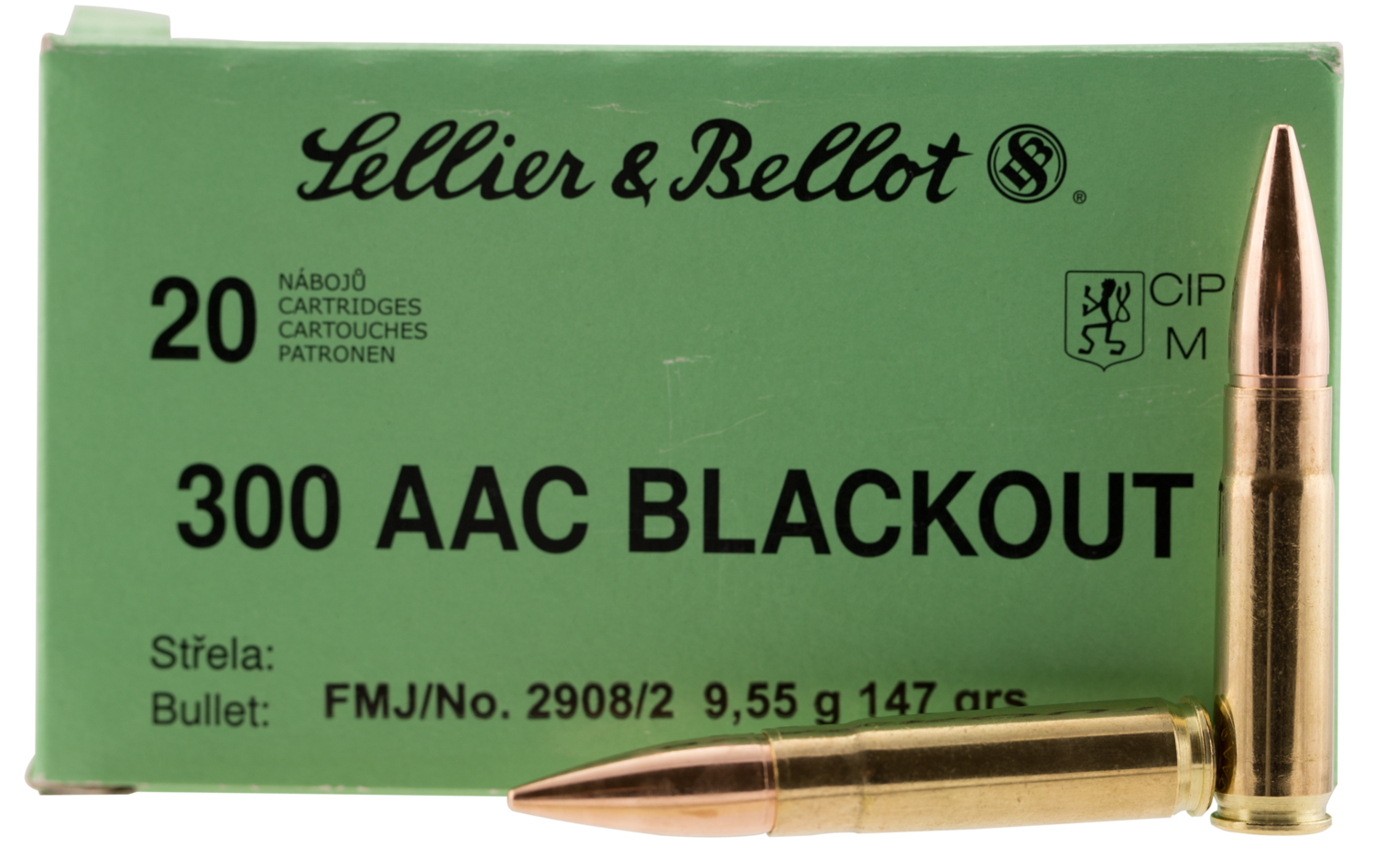 Sellier & Bellot Rifle, S&b Sb300blkb      300bo   147 Fmj           20/50