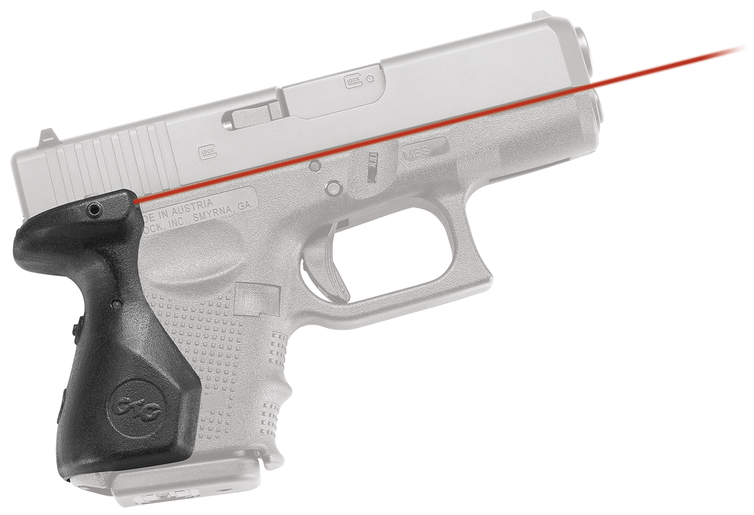 Crimson Trace Lasergrips, Crim Lg852      Lasergrips Glk 26/27 Gen4