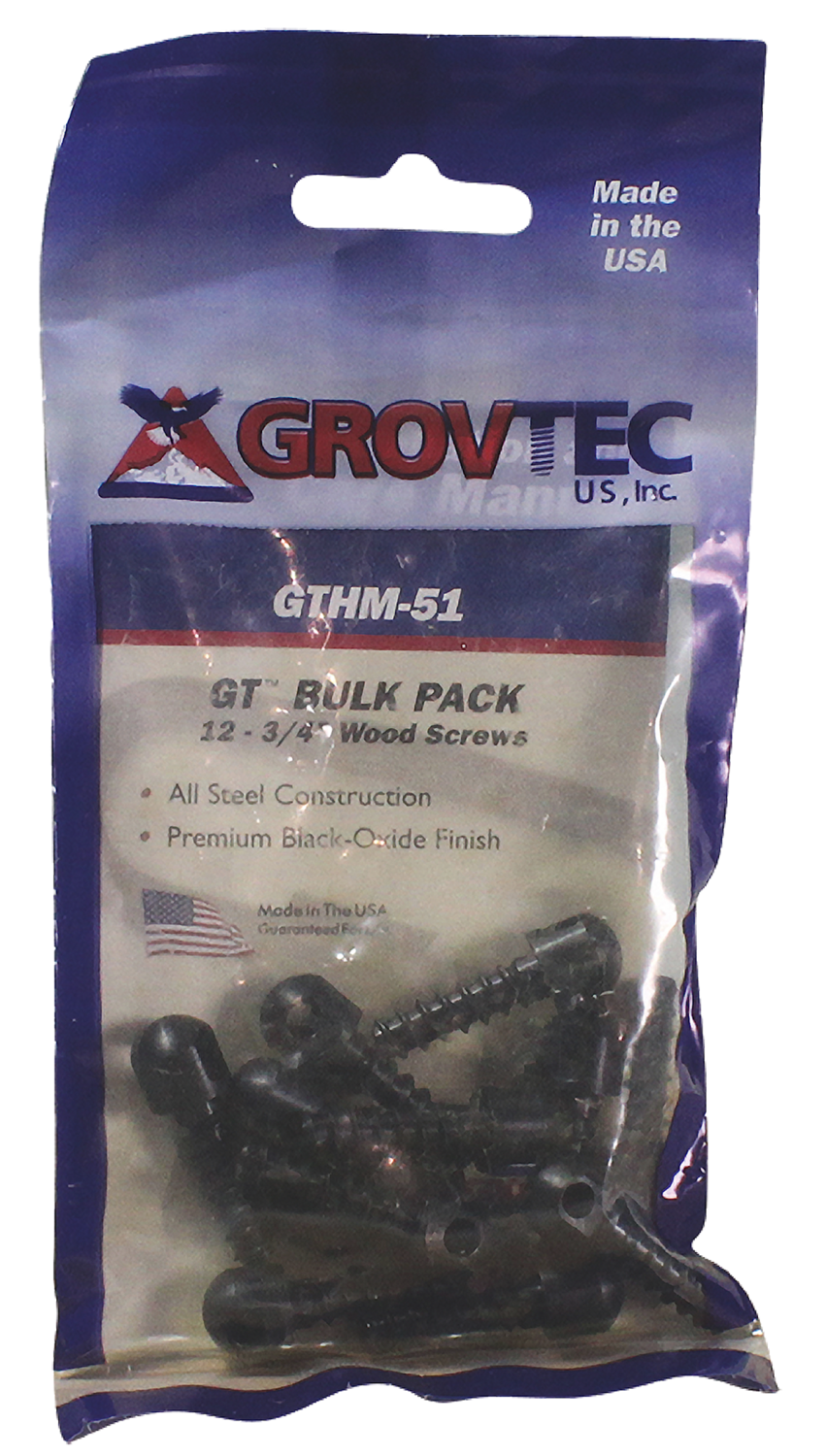 Grovtec Us Inc Wood Screw, Grov Gthm60  1/2in Wood Screws      12