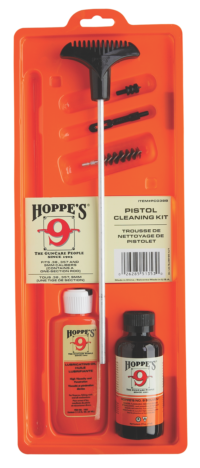 Hoppes Pistol, Hop Pco40b     Cleaning Kit 40/10mm        Clam