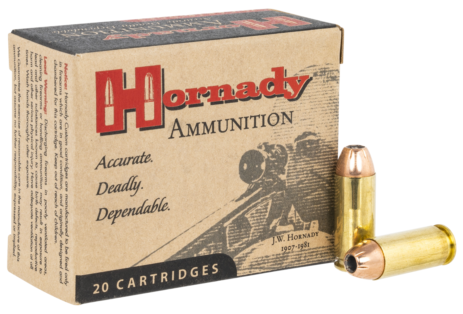 Hornady Custom, Horn 9126   Custom Hg  10mm    180 Jhp Xtp   20/10