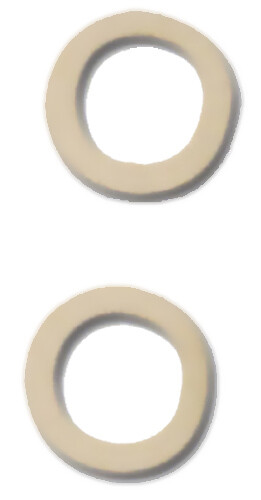 Grovtec Us Inc Spacers, Grov Gthm64  White Spacers          48