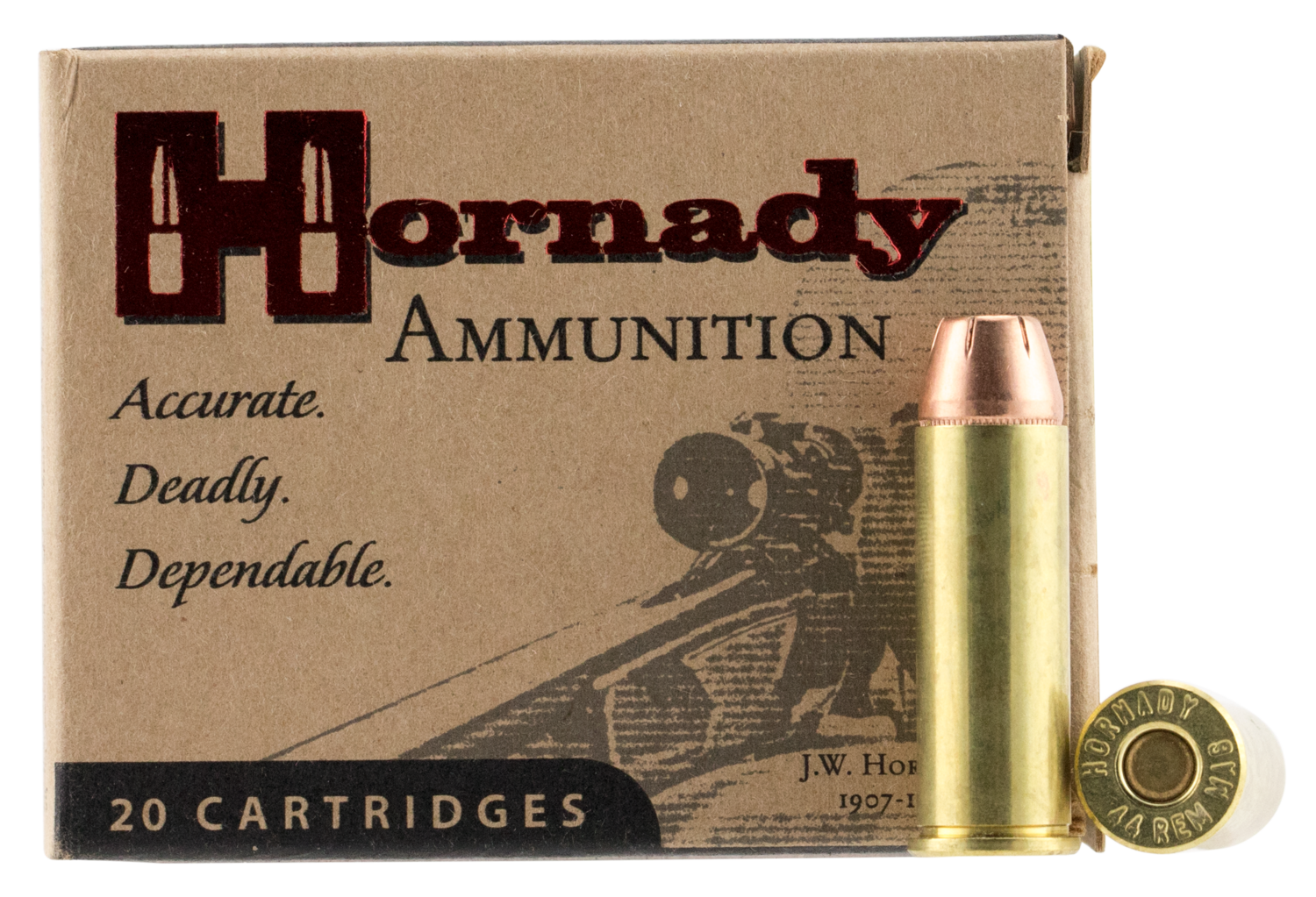 Hornady Custom, Horn 9085   Custom Hg  44mag   240 Jhp Xtp   20/10