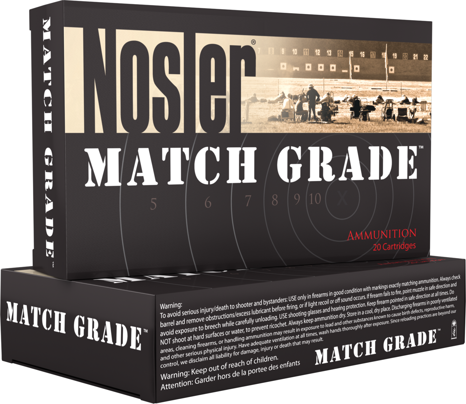 Nosler Match Grade, Nos 44166 Cc 6.5/284nor   140 Hp             20/10