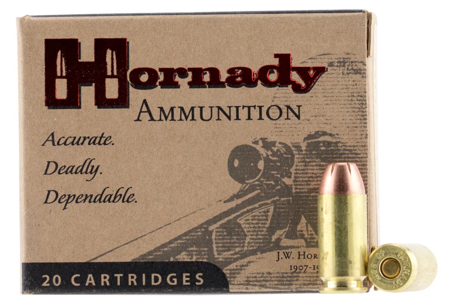 Hornady Custom, Horn 9132   Custom Hg  40s     155 Jhp Xtp   20/10