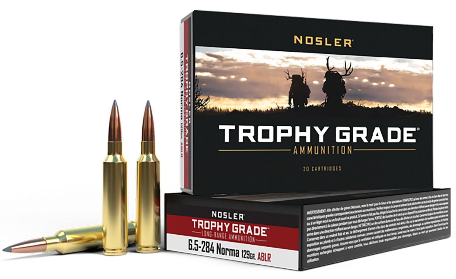 Nosler Trophy Grade Long-range, Nos 60128    6.5/284nor   129 Ablr           20/10