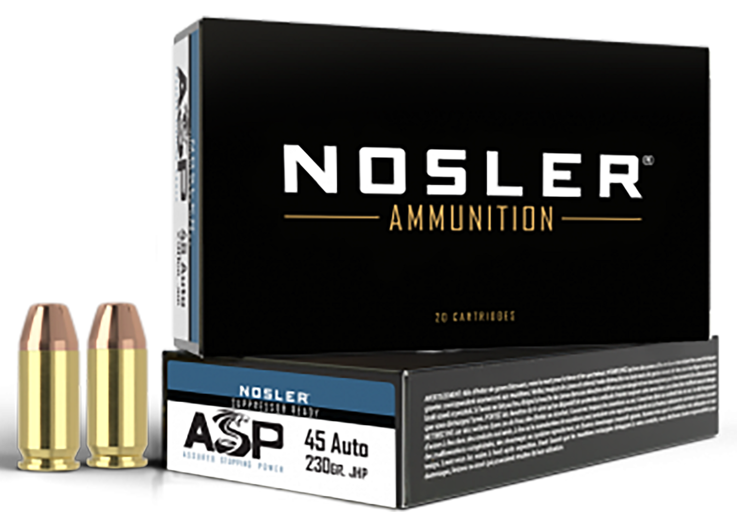Nosler Assured Stopping Power, Nos 51284 Match Hg 45acp  230 Jhp            50/10