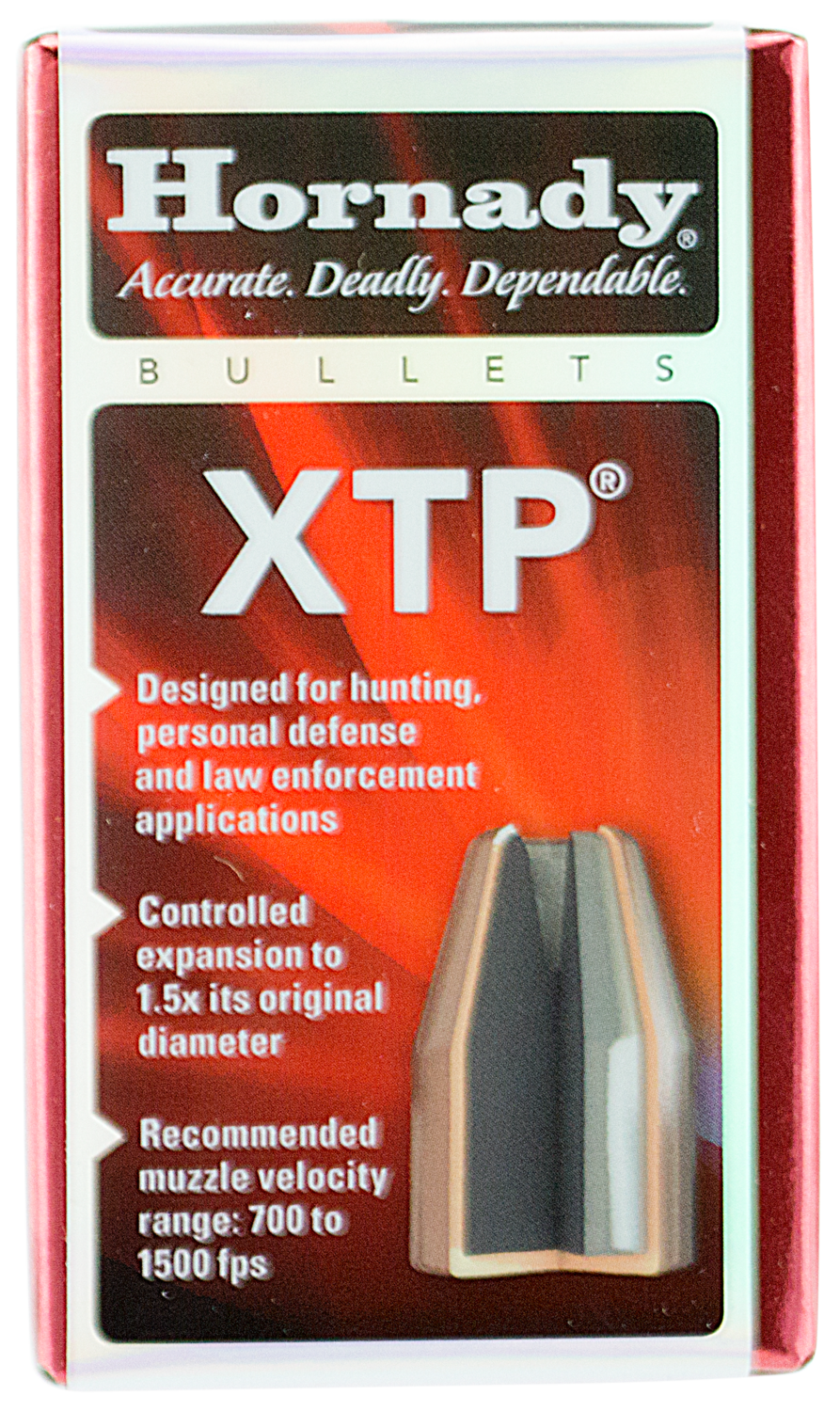 Hornady Xtp, Horn 35500  Bull 9mm   90 Hpxtp             100/25