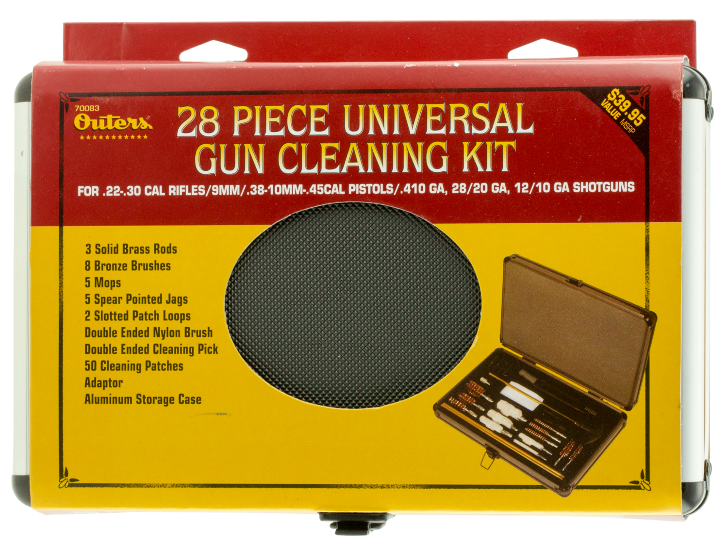 Outers Aluminum Case, Out 70083       Univ 28pc Cleaning Kit