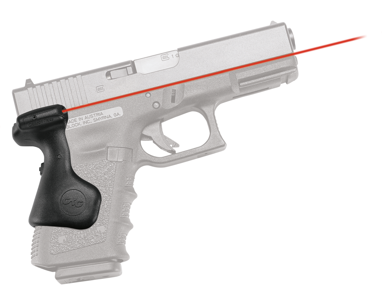 Crimson Trace Lasergrips, Crim Lg639      Lasergrips Glk G3 19/23