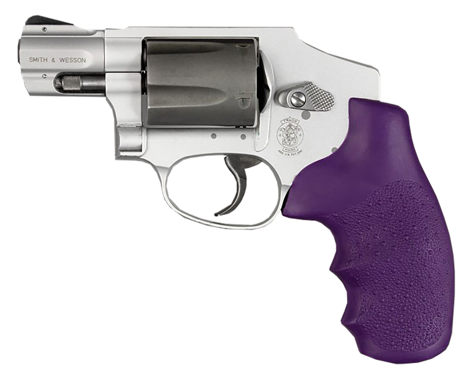 Hogue Overmolded, Hog 60006   Rubber     Grip S&w J Purple