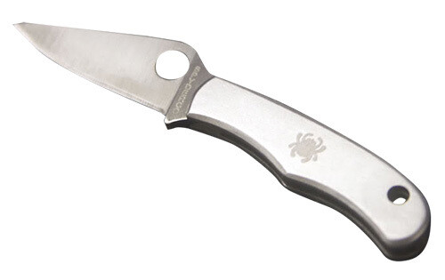 Spyderco Bug, Spy C133p       Bug Engrved Pln     Dp  1.27    Ss
