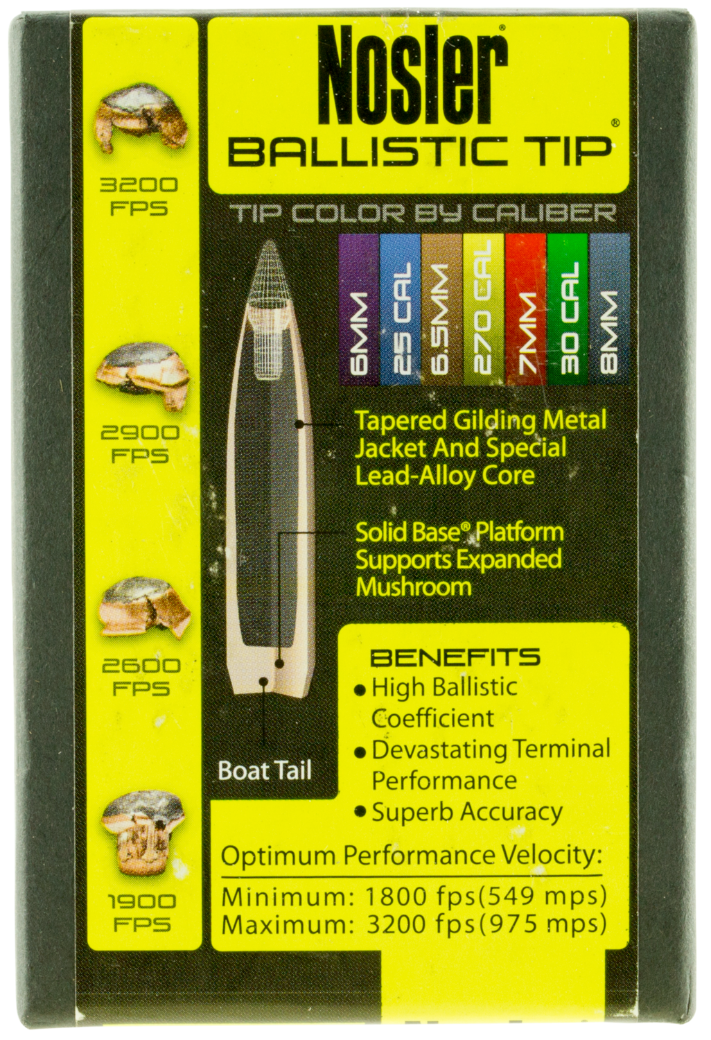 Nosler Ballistic Tip, Nos 31456 Blstc Hnt .458 300 Bt     50