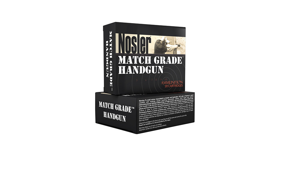 Nosler Assured Stopping Power, Nos 51278    45acp        185 Jhp            20/20