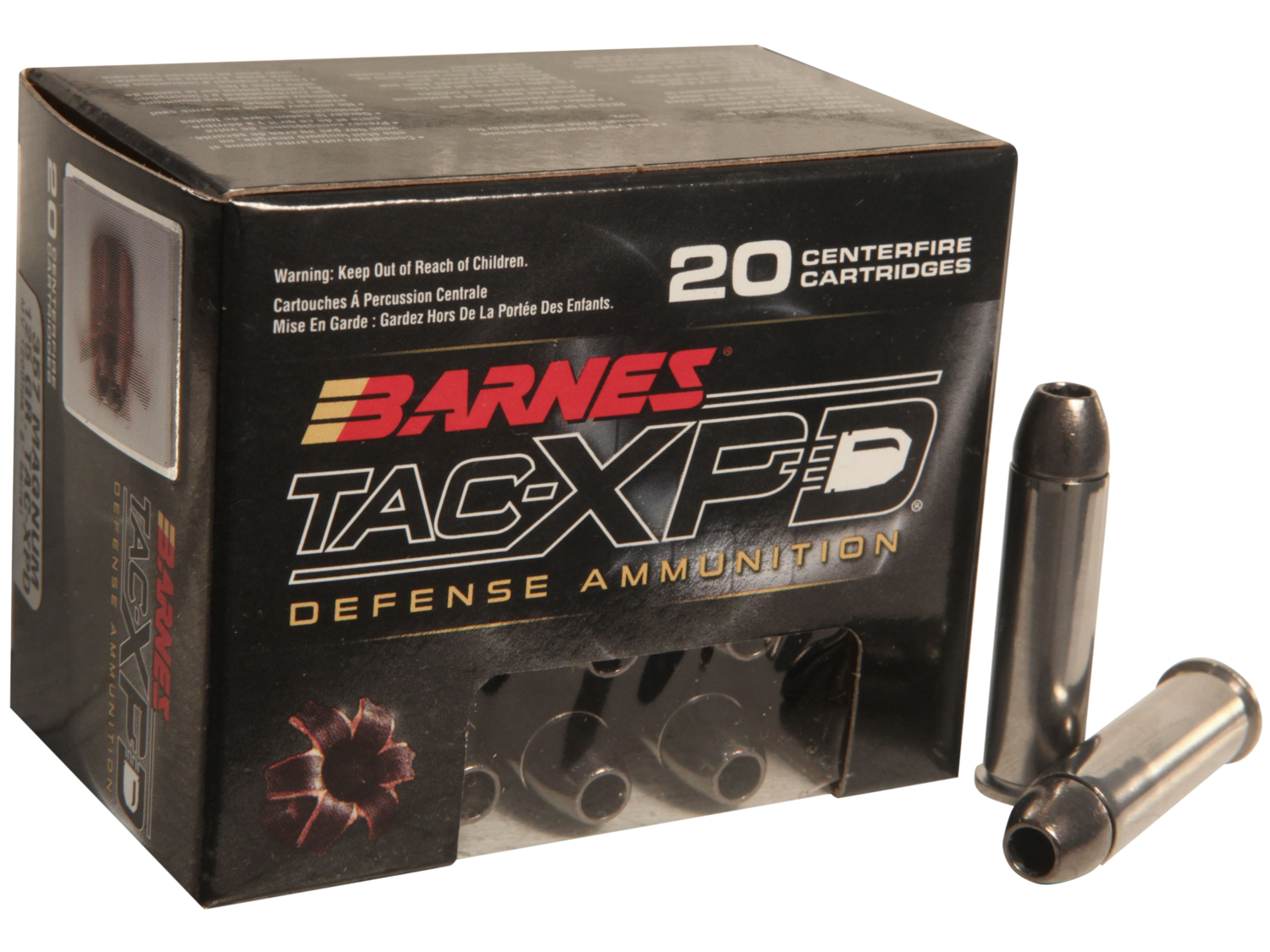Barnes Bullets Tac-xpd, Brns 21550 Bpd357m2    Tacxpd 357m  125 Txp  20/10