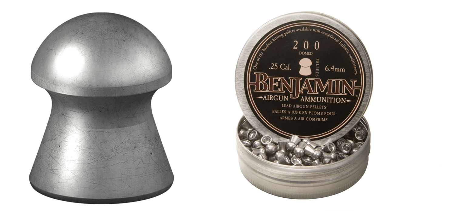 Benjamin Domed Pellet, Ben Bd225         .25  Discovery Domed Pel   200ct