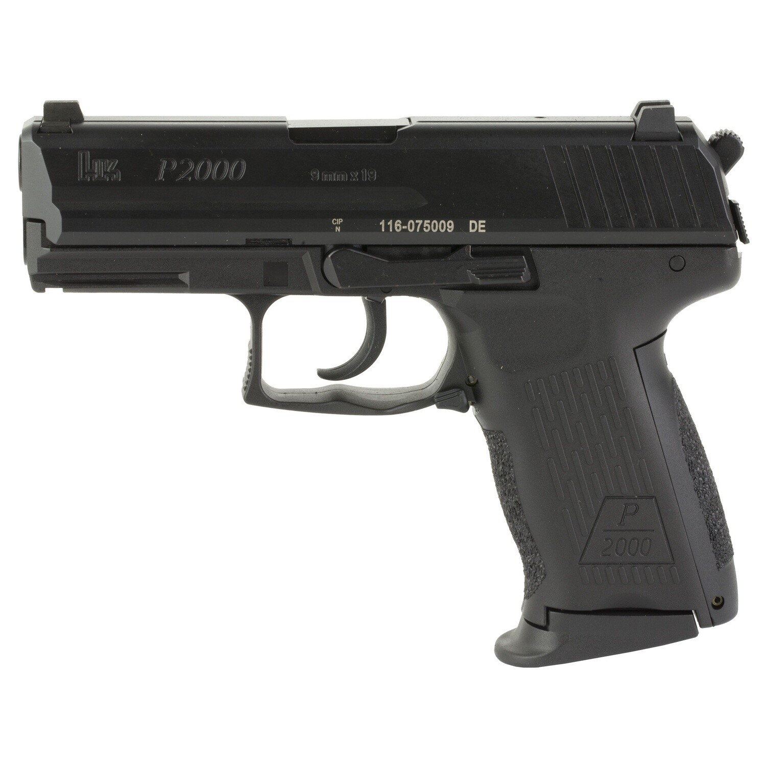 Hk P2000 9mm 3.66" 10rd V3 Da/sa Blk