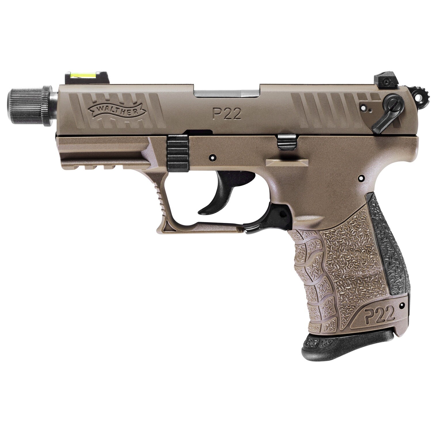 Wal P22q 22lr 3.42" 10rd Tac Fde