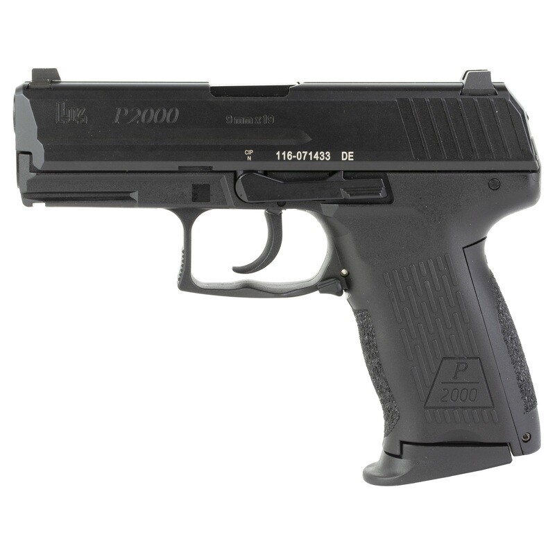 Hk P2000 9mm 3.66 Hk P2000 9mm 3.66" 10rd V2 Lem Ns