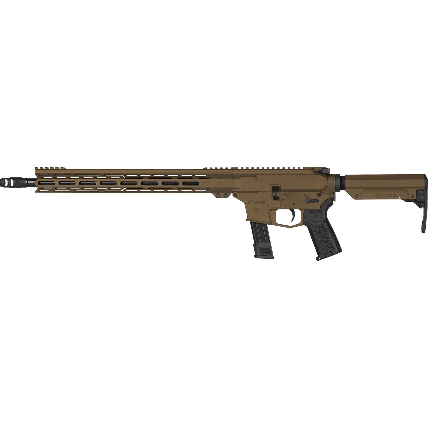 Cmmg Rslt Mk17 9mm 16.1" 21rd, Color/Finish: Bronze