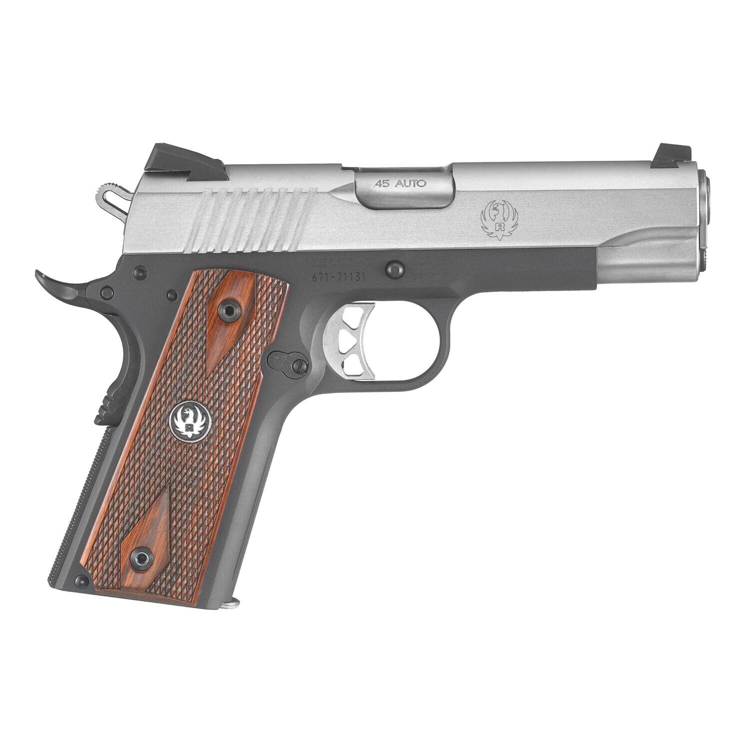 Ruger Sr1911 45acp 4.25" Sts/anod 7r