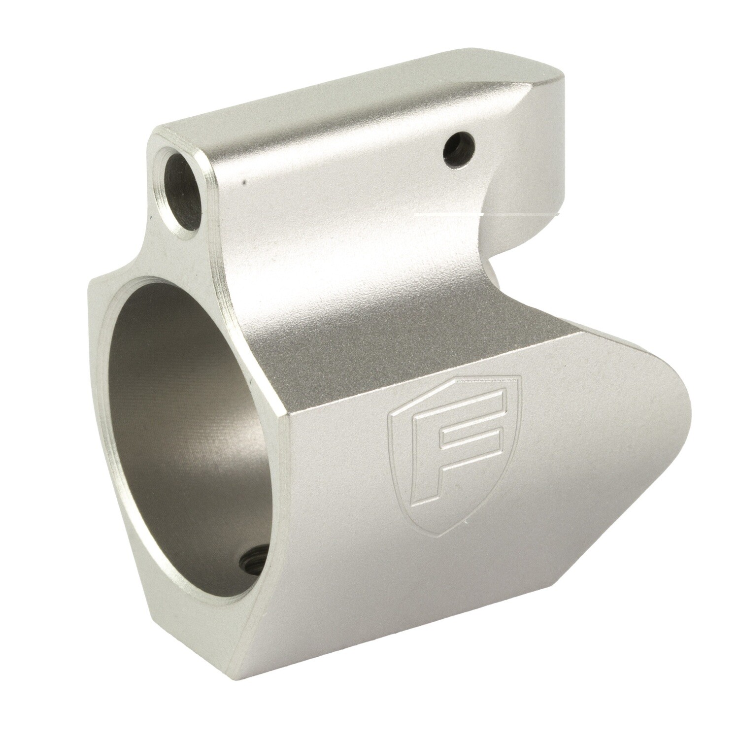 Fortis Gas Block M2 .750, Color/Finish: Stainless steel