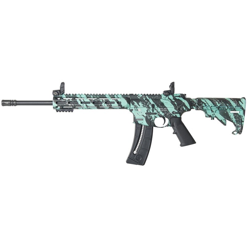 S&w M&p15-22 22lr 16 S&w M&p15-22 22lr 16" 25rd Blu Plat