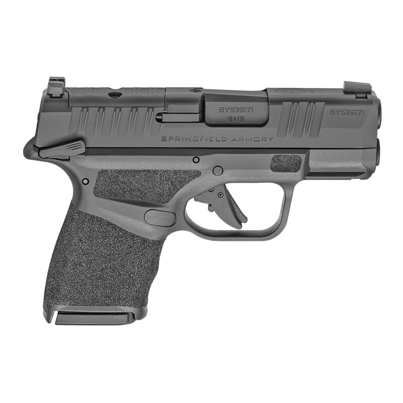 Sprgfld Hlcat Mcro Cmpt 9mm 3 Sprgfld Hlcat Mcro Cmpt 9mm 3" Bk Ms