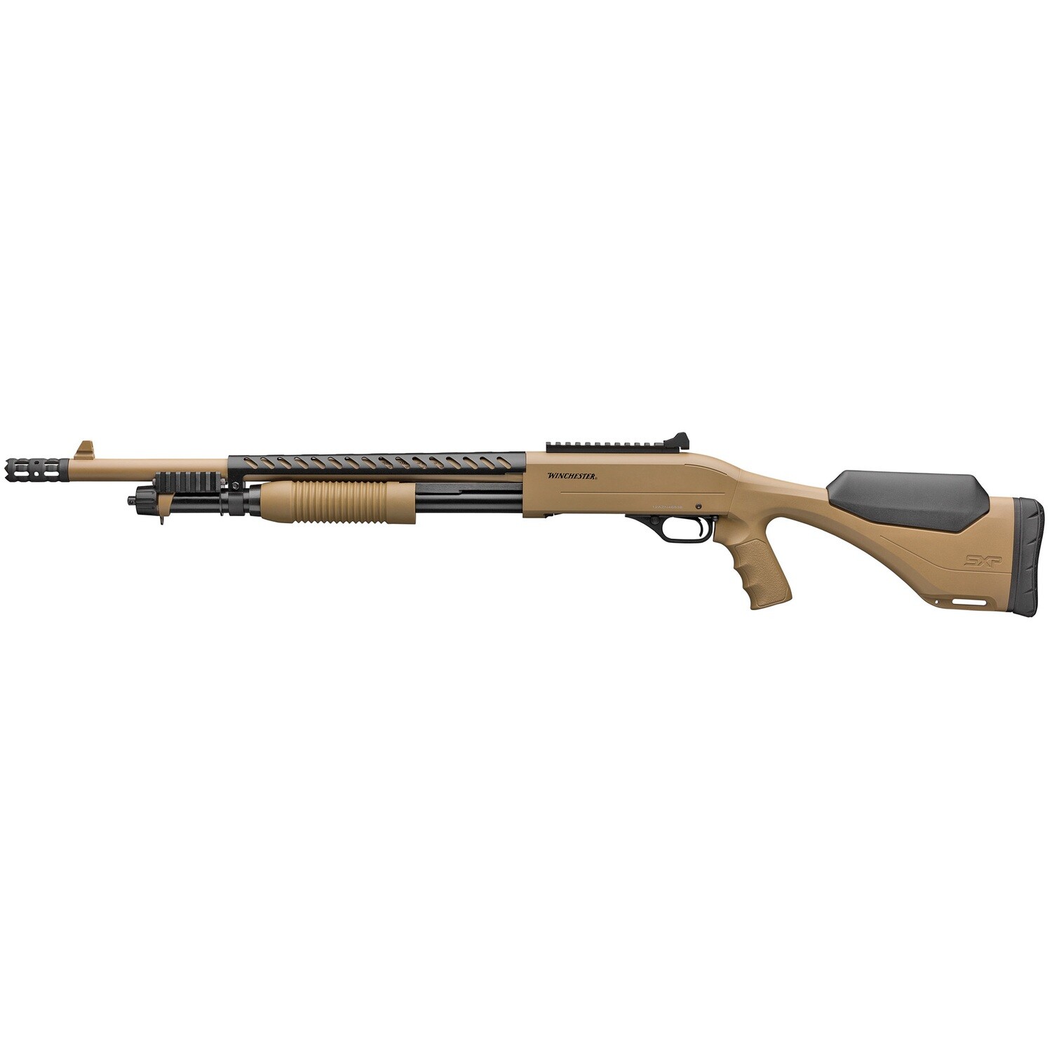 Win Sxp Ext Dfndr Fde 12ga 18" 3" 5r