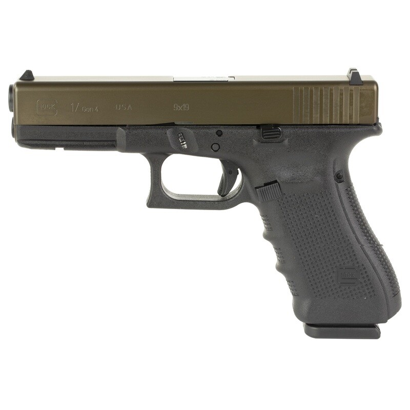 Glock 17 Gen4 9mm 17rd Oil Rubbed Glock 17 Gen4 9mm 17rd Oil Rubbed