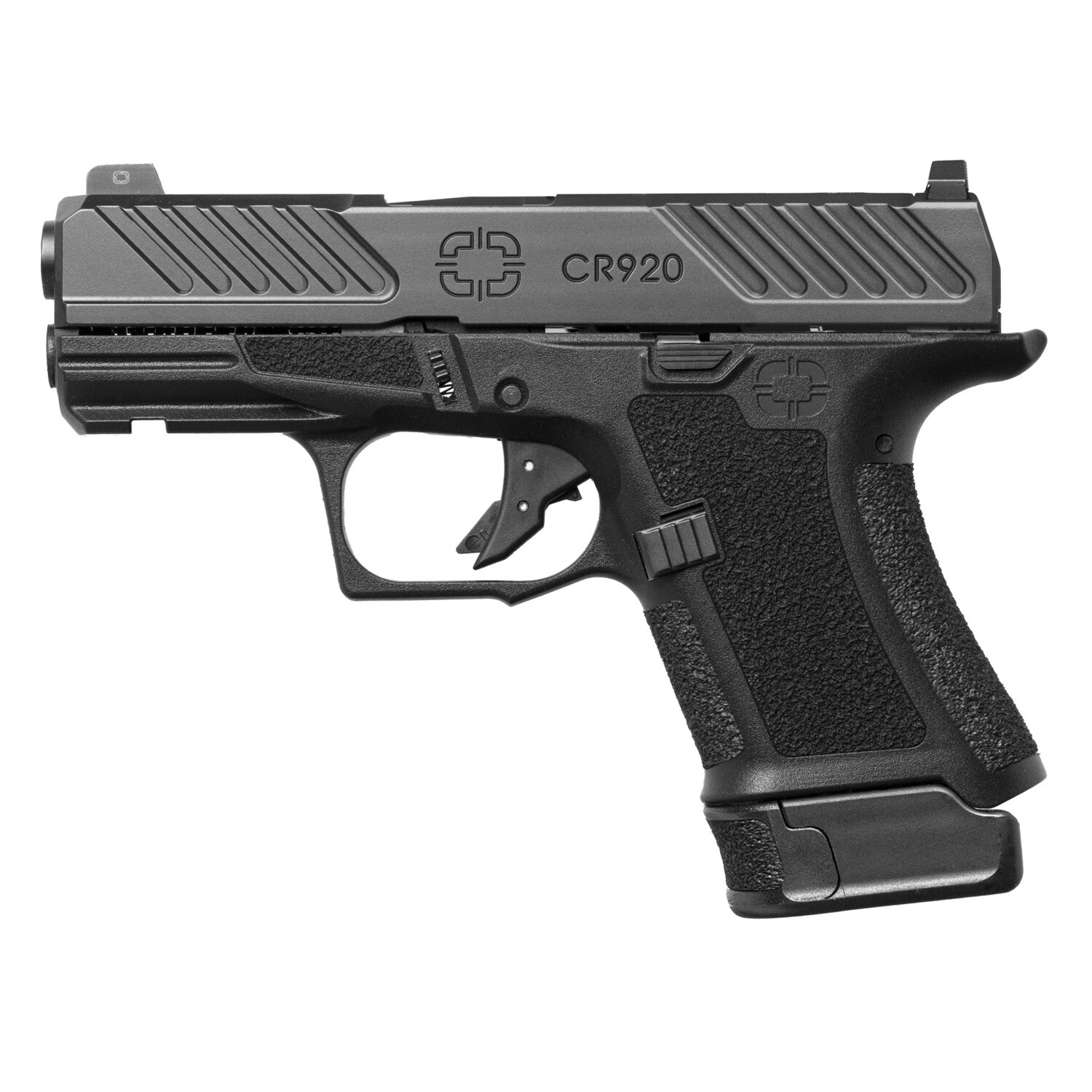 Shdw Cr920 Cmbt 9mm 3.4" Bbl, Color/Finish: Black