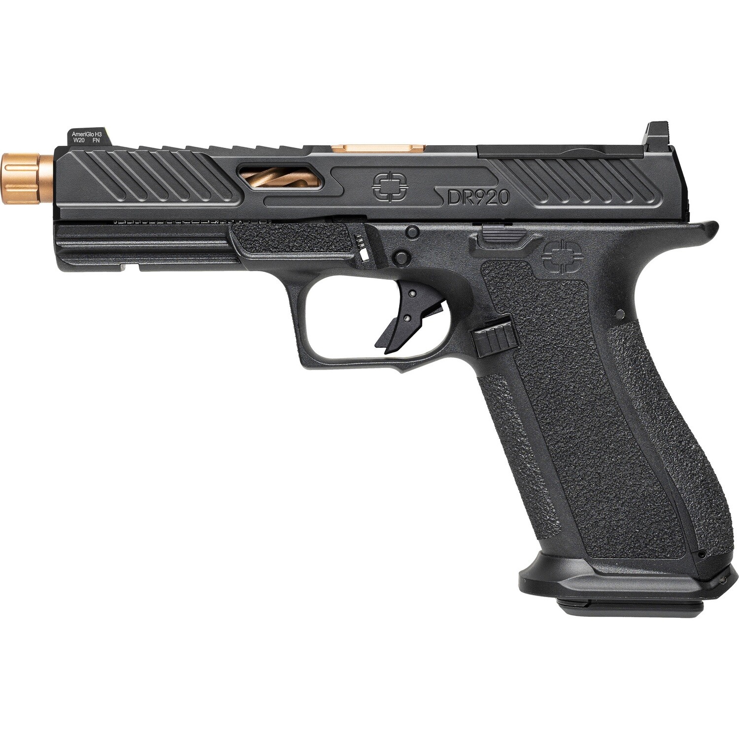 Shdw Dr920 Elte 9mm 5" Thr Brz Bbl
