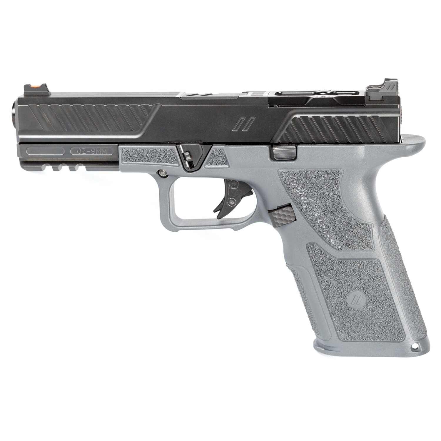 Zev Oz9 Combat 9mm 4.5", Capacity: 17 rounds, Color/Finish: Grey