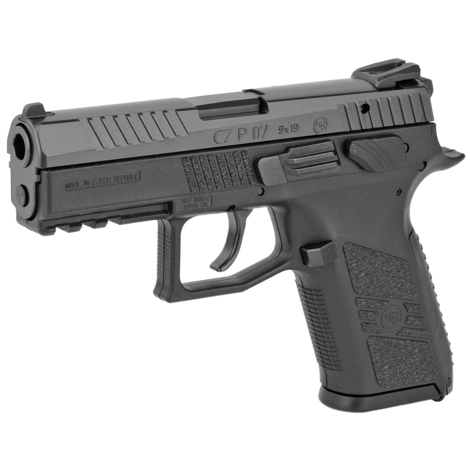 Cz P-07 9mm 3.75" Blk, Capacity: 15 rounds