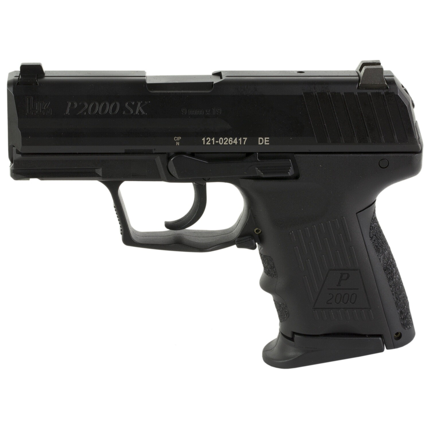 Hk P2000sk 9mm 3.26" 10rd V2 Lem Ns