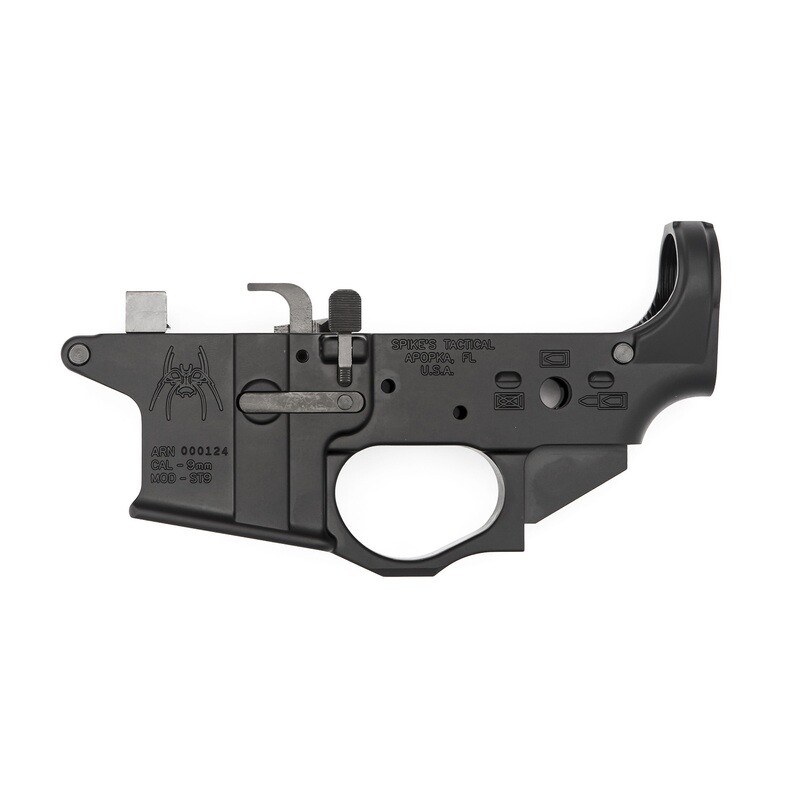 Spike's Stripped Lower 9mm Clt Style Spike's Stripped Lower 9mm Clt Style