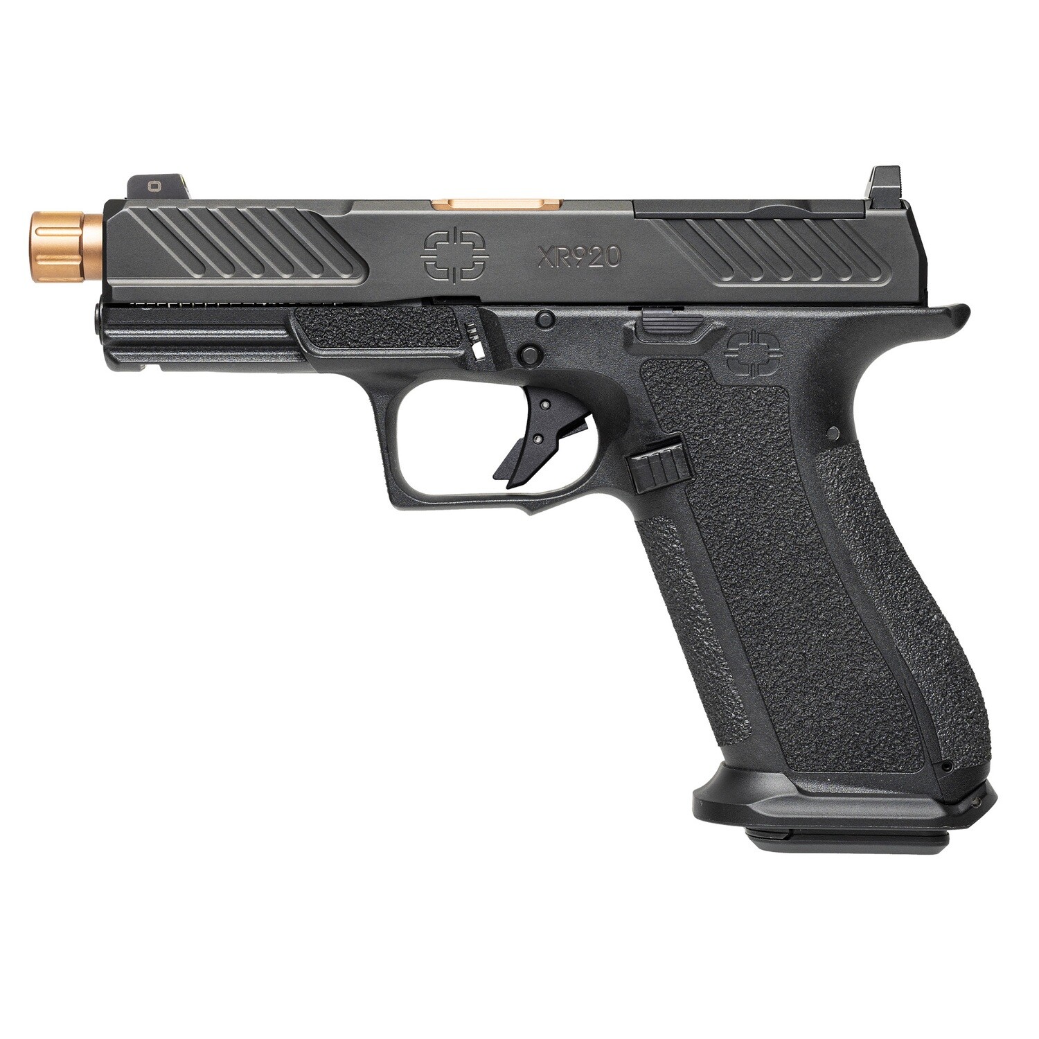 Shdw Xr920 Cmbt 9mm 4.5" Thr Bbl, Color/Finish: Bronze