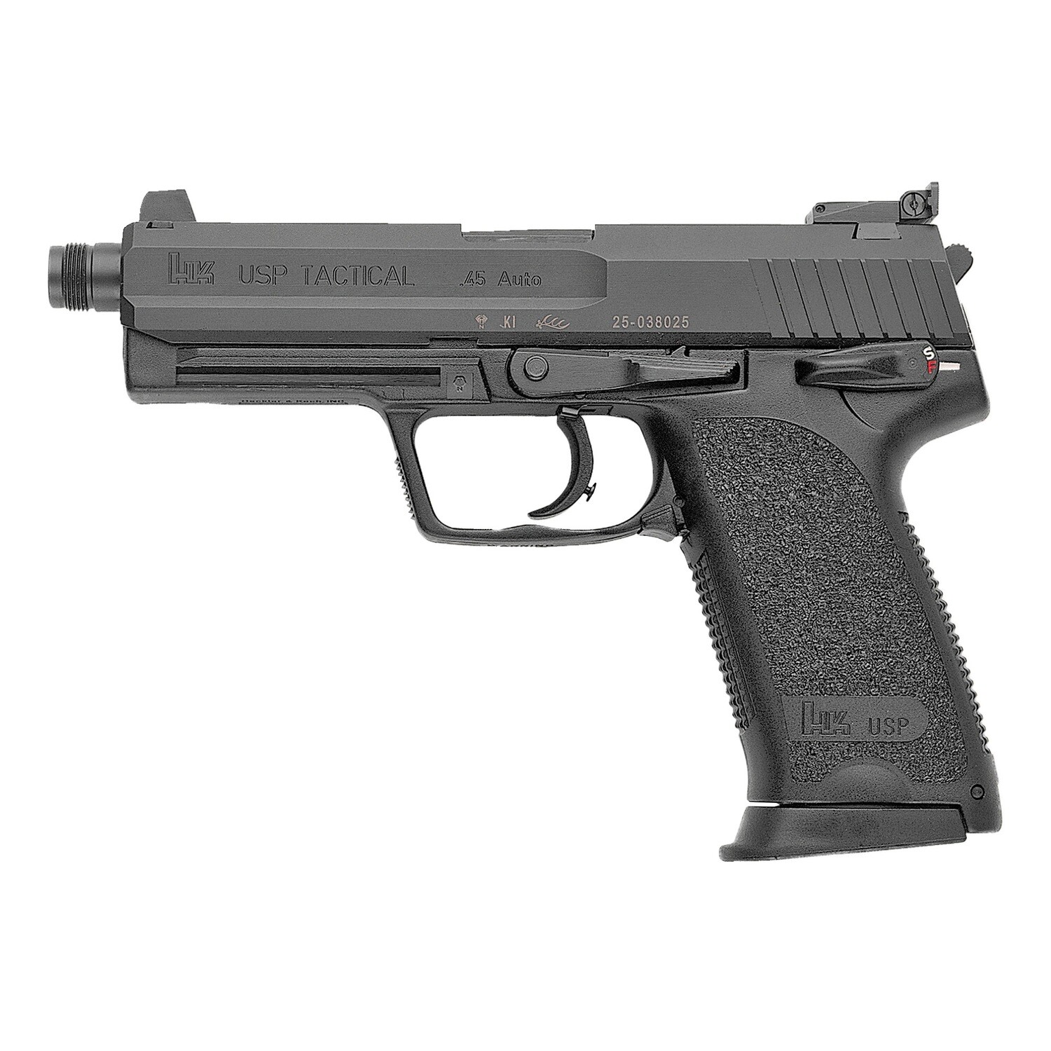 Hk Usp-t 45acp 5.09" 12rd V1 Da/sa