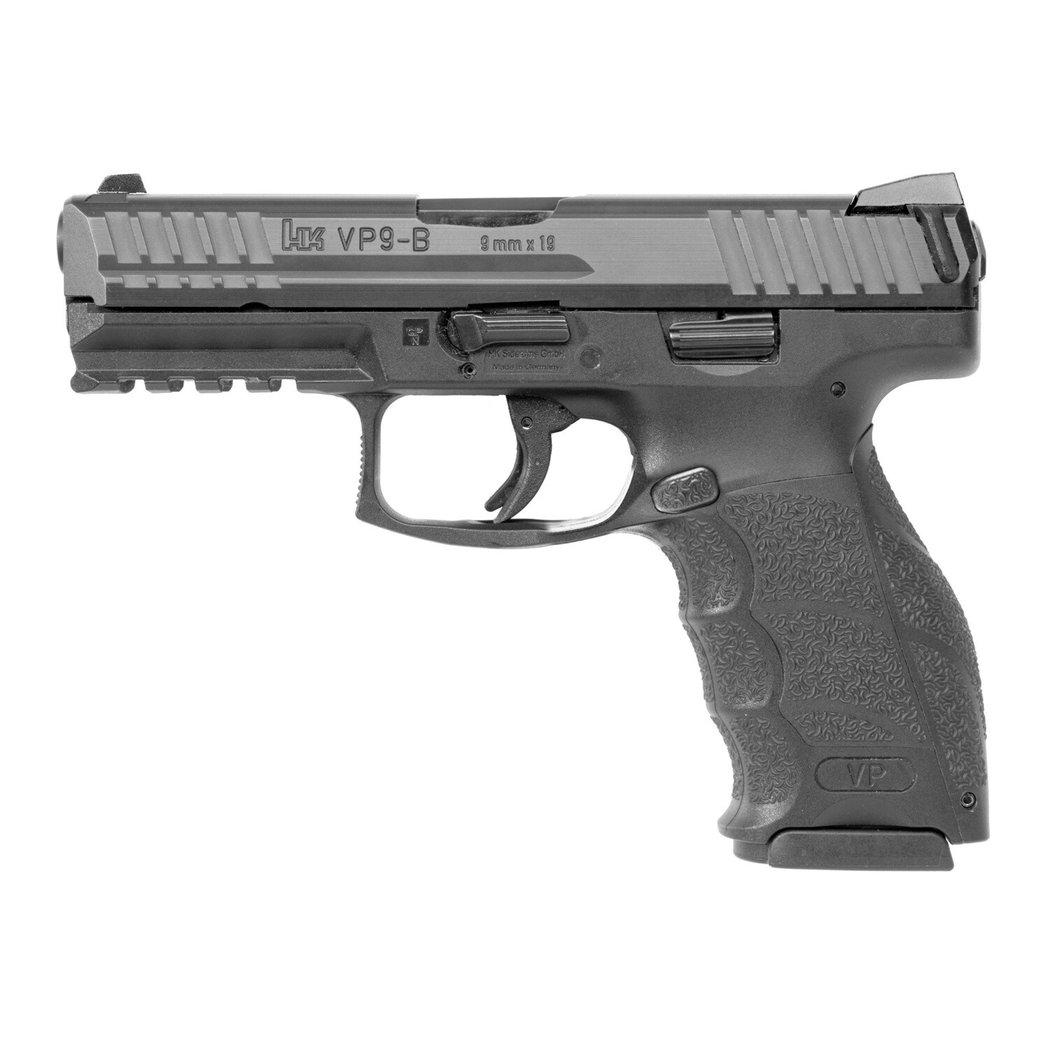 Hk Vp9-b 9mm 4.09" 10rd Blk Or
